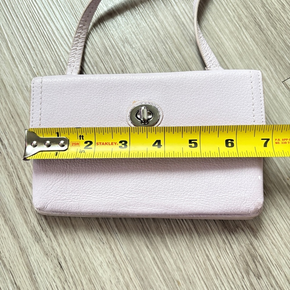 Danier Leather Pastel Lavender Crossbody Bag - Picture 9 of 13